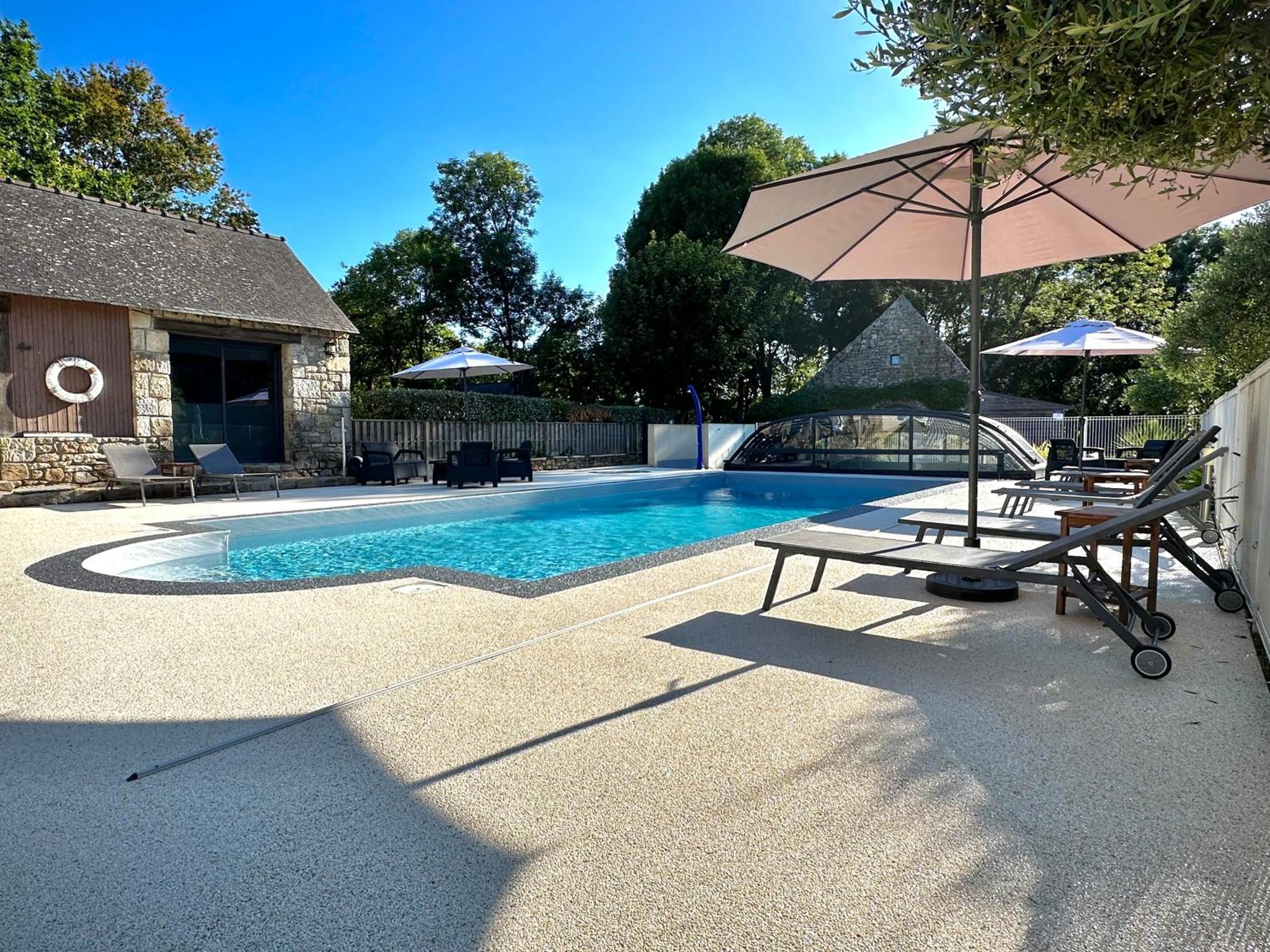Le Domaine Du Ganquis Hotel Belz Bagian luar foto